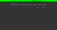 Desktop Screenshot of med1online.com