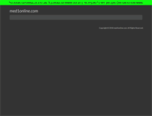 Tablet Screenshot of med1online.com